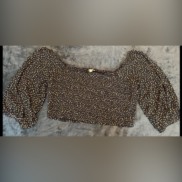 American Eagle Outfitters Off Shoulder Blouse Size XXL - Picture 2 of 8